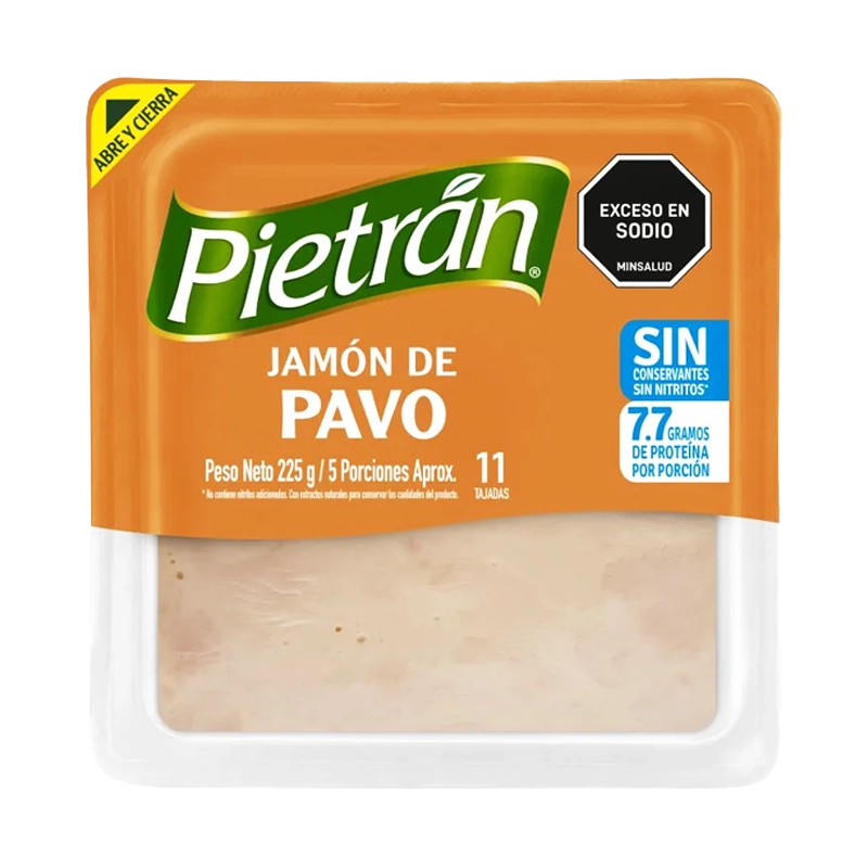 JAMON DE PAVO PIETRAN X 225 GR